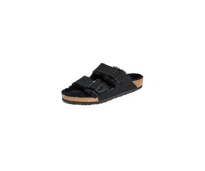 Brikenstock Arizona Shearling Womens Sandali Neri, Nero, 36.5 EU