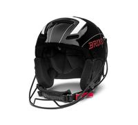Briko Casco Slalom 2.0 USA Shiny Black/Cardinal Red 58 Nero