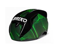Briko - Casco, Uomo Donna, Grigio, Polistirene Espanso, Ciclismo, Gass Graphik, Taglia: M