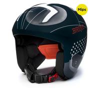 Briko Casco Vulcano 2.0 USA Mips Shiny Blue/Cardinal Red 55-56 cm Nero