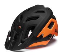 Briko GIBEON, Helmet Unisex Adulto, Matt Black-Orange, M