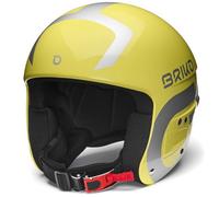 Briko, HELMET Unisex adulto, Shiny Barberry Yellow-Oslo Gray, 54
