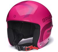 Briko, HELMET Unisex adulto, Shiny Red Violet-Metallic Pink, 52