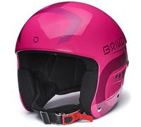 Briko, HELMET Unisex adulto, Shiny Red Violet-Metallic Pink, 56