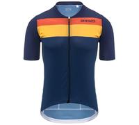 Briko Maglia a Righe T-Shirt, Blu, XL Uomo