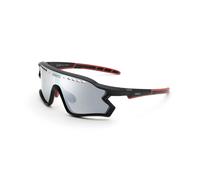 Briko Unisex Briko I6L Daintree Black red Occhiali da sole Nylon Nero Grigio Geometrica Normale