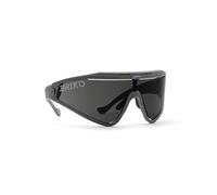 Briko Unisex Briko I6M Detector Grey Shuttle Occhiali da sole Nylon Grigio Grigio Avvolgente Normale