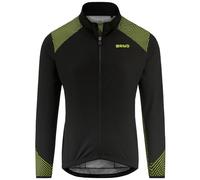 Briko Wintertide Jersey Maglia Lunga, Black ALICIOUS-Lime, S Unisex-Adulto