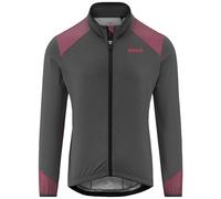 Briko Wintertide Jersey Maglia Lunga, Grey Metal-Red, M Unisex-Adulto