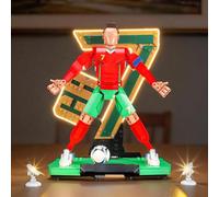 BRIKSMAX 2.0 Kit di illuminazione compatibile con le edizioni Lego Cristiano Ronaldo Soccer Legend 43016 - Kit di illuminazione LED originali (accessori solo) per esposizione, regali e collezionisti