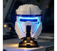 BRIKSMAX Illuminazione a LED per casco LEGO Star Wars di un pilota AT-RT dell'Impero residuo 75458, set di luci compatibile per mattoncini da costruzione, senza set Lego