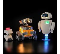 BRIKSMAX Illuminazione a LED per LEGO Disney WALL-E e EVE 43279, set di luci compatibili per mattoncini da costruzione, senza set Lego, luce decorativa di alta qualità per modellismo, decorazione