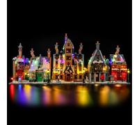 BRIKSMAX Illuminazione a LED per Lego Harry Potter, Villaggio Hogsmeade, edizione da collezione 76457, set di luci compatibili per mattoncini da costruzione, senza set Lego