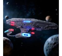 BRIKSMAX Illuminazione a LED per LEGO ICONS U.S.S. Enterprise NCC-1701D (versione standard) 10356, set di luci compatibili per mattoncini da costruzione, senza set di lego, luce per modellismo per