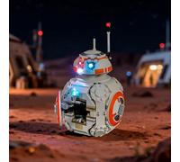 BRIKSMAX Illuminazione a LED per Lego Star Wars Der Astromech Droide BB-8 75452, set di luci compatibili per mattoncini da costruzione, senza set Lego, luce decorativa premium per modellismo