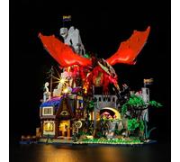 BRIKSMAX Kit Di Illuminazione A Led Per Disney Dungeons & Dragons: Il Racconto Del Drago Rosso - Compatibile Con Lego 21348 Modello Di Blocchi Predefiniti - Non Include Il Set Lego