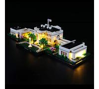 BRIKSMAX Kit di Illuminazione a Led Per LEGO Architecture Casa Bianca,Compatibile con il Modello Lego 21054 Mattoncini da Costruzioni - Non Include il Set Lego.