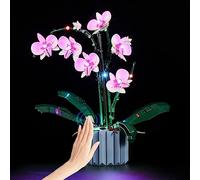 BRIKSMAX Kit di illuminazione a led per LEGO Creator Expert Orchidea (Versione ad induzione manuale) - Compatible with Lego 10311 Modello di blocchi predefiniti- Non includere il set Lego