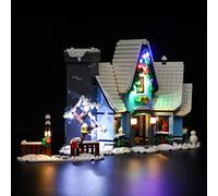 BRIKSMAX Kit di Illuminazione a LED per Lego Creator La Visita di Babbo Natale - Compatibile con Lego 10293 Modello di Blocchi predefiniti- Non includere Il Set Lego