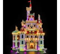 BRIKSMAX Kit di illuminazione a led per LEGO Disney Castello de La Bella e la Bestia - Compatible with Lego 43263 Modello di blocchi predefiniti- Non includere il set Lego