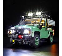 BRIKSMAX Kit di illuminazione a led per LEGO Icons Land Rover Classic Defender 90 - Compatible with Lego 10317 Modello di blocchi predefiniti- Non includere il set Lego