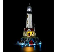 BRIKSMAX Kit di illuminazione a led per LEGO Ideas Faro motorizzato - Compatible with Lego 21335 Modello di blocchi predefiniti- Non includere il set Lego