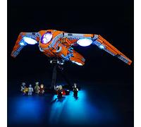 BRIKSMAX Kit di Illuminazione a LED per Lego Marvel L’Astronave dei Guardiani - Compatibile con Lego 76193 Modello di Blocchi predefiniti- Non includere Il Set Lego