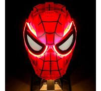 BRIKSMAX Kit di illuminazione a led per LEGO Marvel Maschera di Spider-Man - Compatible with Lego 76285 Modello di blocchi predefiniti- Non includere il set Lego