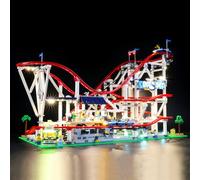 BRIKSMAX Kit di Illuminazione a Led Per Lego Montagne Russe, Compatibile con il Modello Lego 10261 Mattoncini da Costruzioni - Non Include il Set Lego