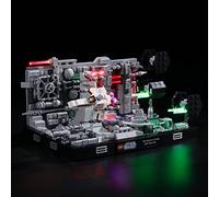 BRIKSMAX Kit di illuminazione a led per LEGO Star Wars Diorama Volo sulla trincea della Morte Nera - Compatible with Lego 75329 Modello di blocchi predefiniti- Non includere il set Lego