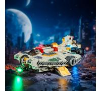 BRIKSMAX Kit di illuminazione a led per LEGO Star Wars Ghost e Phantom II - Compatible with Lego 75357 Modello di blocchi predefiniti- Non includere il set Lego