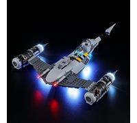 BRIKSMAX Kit di illuminazione a led per LEGO Star Wars Starfighter™ N-1 del Mandaloriano - Compatible with Lego 75325 Modello di blocchi predefiniti- Non includere il set Lego