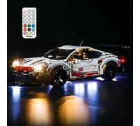 BRIKSMAX Kit di Illuminazione a LED per Lego Technic 911 RSR - Compatibile con Lego 42096 Modello di Blocchi predefiniti- Non includere Il Set Lego…