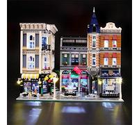 BRIKSMAX Kit di Illuminazione a LED per Piazza Assemblea, Compatibile con Il Modello Lego 10255 Mattoncini da Costruzioni - Non Include Il Set Lego