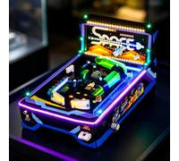 BRIKSMAX Kit di luci 2.0 compatibile con Lego Icons Arcade Pinball Machine 11374 Set da costruzione - Kit di illuminazione a LED originale (solo accessori) per display, regali e collezionisti