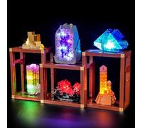 BRIKSMAX Kit di luci 2.0 compatibile con Lego Ideas Mineral Collection 21362 Kit di illuminazione a LED (solo accessori), tecnologia per nascondere i cavi per display, regali e collezionisti
