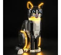 BRIKSMAX Kit di luci per gatto smoking Lego 21349, compatibile con Lego Ideas Building Set, non include il set Lego