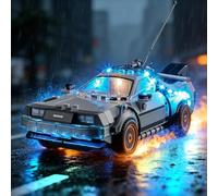 BRIKSMAX Kit luci 2.0 compatibile con Lego Speed Champions Time Machine from Back to The Future 77256 - Kit di illuminazione a LED originale (solo accessori) per display, regali e collezionisti