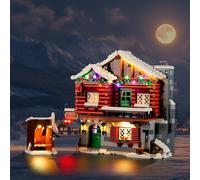 BRIKSMAX Kit luci 2.0 per Lego Alpine Lodge - Innovativa illuminazione a LED compatibile con icone Lego 10325 - Set Lego non incluso