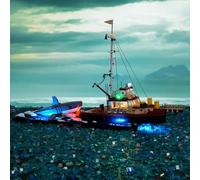 BRIKSMAX Kit Luci 2.0 per lego Jaws - Innovativa Illuminazione LED Compatibile con Lego Ideas 21350