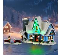 BRIKSMAX Kit luci 2.0 per Lego Santa's Visit - Innovativa illuminazione a LED compatibile con Lego Christmas 10293 - Set Lego non incluso