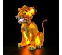 BRIKSMAX Kit luci per Lego 43247 Simba il Re Leone, compatibile con Lego Disney Building Set, non include il set Lego