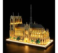 BRIKSMAX - Luce a LED per LEGO Notre-Dame de Paris 21061, compatibile con i mattoncini Lego Architecture, senza set Lego