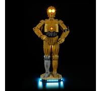 BRIKSMAX Luce LED per C-3PO 75398 - Compatibile con mattoncini Star Wars