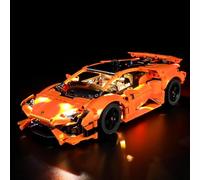 BRIKSMAX Luce LED per Lamborghini Huracán Tecnica Orange 42196 - Compatibile con i mattoncini Lego Technic - senza set Lego