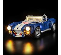 BRIKSMAX Luce per LEGO Shelby Cobra 427 S/C 10357, compatibile con mattoncini da costruzione Icons, senza set Lego