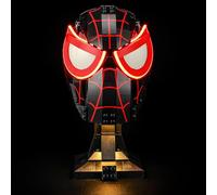 BRIKSMAX Luce per maschera LEGO Miles Morales' 76329 - compatibile con i mattoncini Marvel - senza set Lego