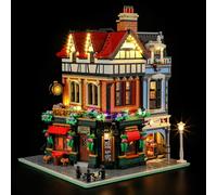 BRIKSMAX Luci led per LEGO Icons Edificio Tudor(Versione Festiva) 10350 - Kit Illuminazione per Modelli Lego 10350- Non Include Set Originale