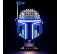 BRIKSMAX Luci led per LEGO Star Wars Jango Fett Helmet 75408 - Kit Illuminazione per Modelli Lego 75408- Non Include Set Originale