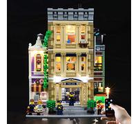 BRIKSMAX Set di illuminazione a LED per Lego Creator Expert Estación de policía - compatibile con Lego 10278 mattoncini - senza set Lego (versione telecomando)